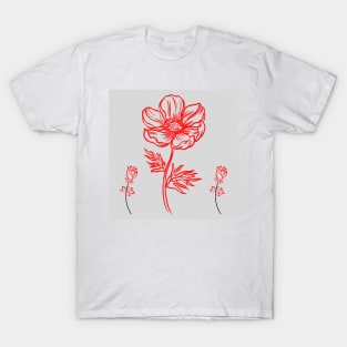 Pretty flower pattern T-Shirt